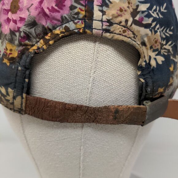 Keep It Official Strapback Hat Multicolor One Size Floral Leather Strap - Picture 6 of 9